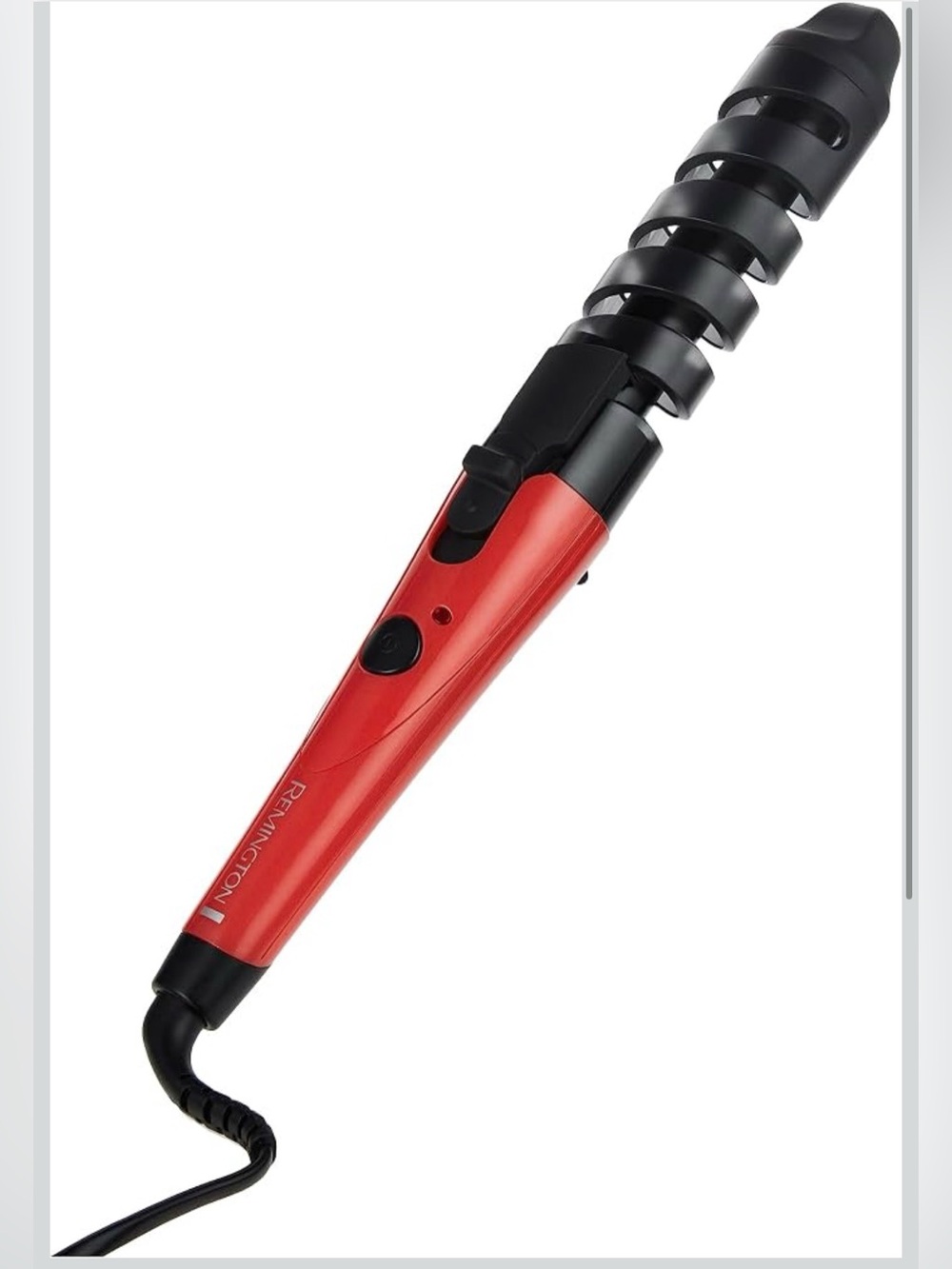 Remington Red and Black Spiral Curling Wand